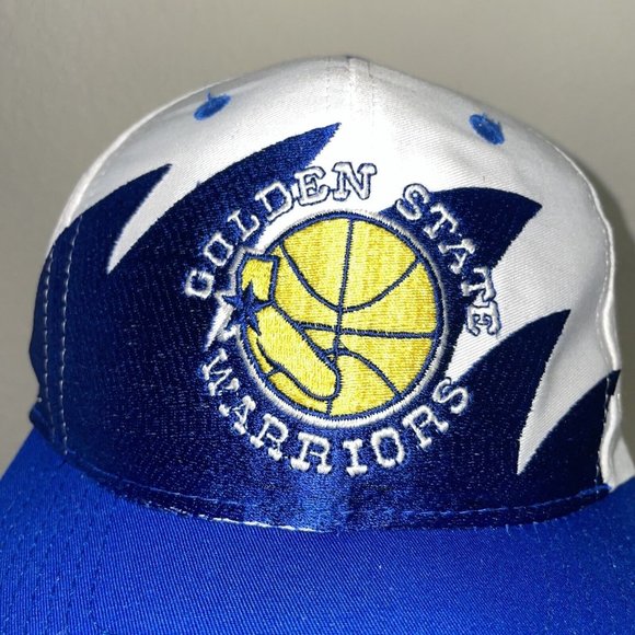 Vintage 90's Authentic Golden State Warriors Snapback Hat Shark Tooth Logo 7 - Picture 3 of 16